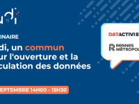 [Webinaire] Rudi, un commun pour l'ouverture et la circulation des donn&eacute;es
